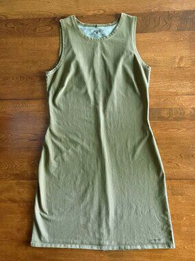Patagonia vintage olive sheath dress S/M
